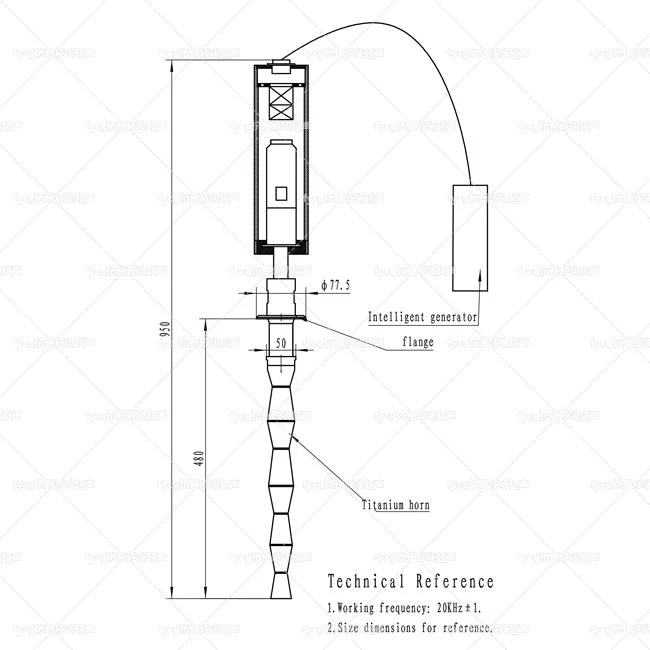 High Power Ultrasonic Dispersion Machine